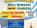 Perumahan Air Temam Madani Harapan Jaya Hadirkan Promo Milad Elmira Beli Rumah Gratis Umroh Cukup DP Rp 50 Ribu